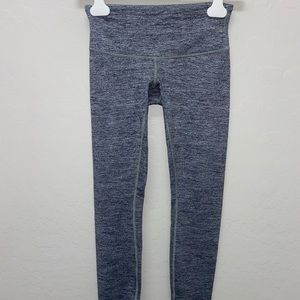 Heathered Grey High Rise Wunder Under Lululemon